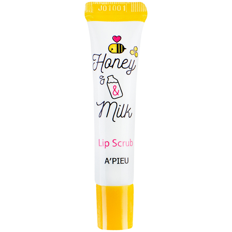 Скраб для губ з екстрактами меду й молока 8 мл