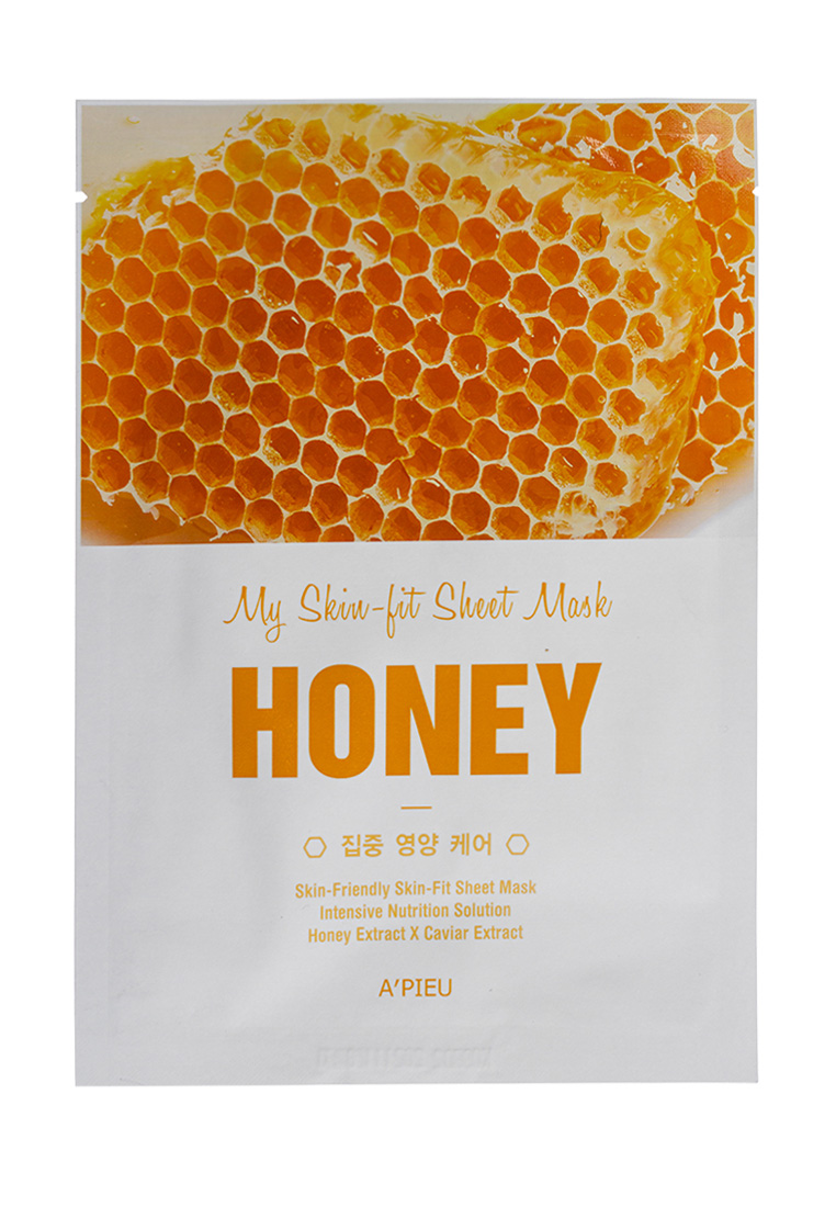Тканинна маска для обличчя з екстрактом меду, 25 гр 