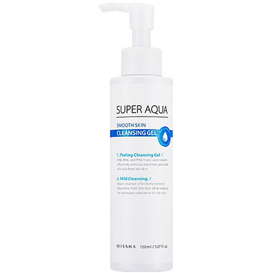 MISSHA Super Aqua Skin Smooth Очищающий гель, 150мл 
